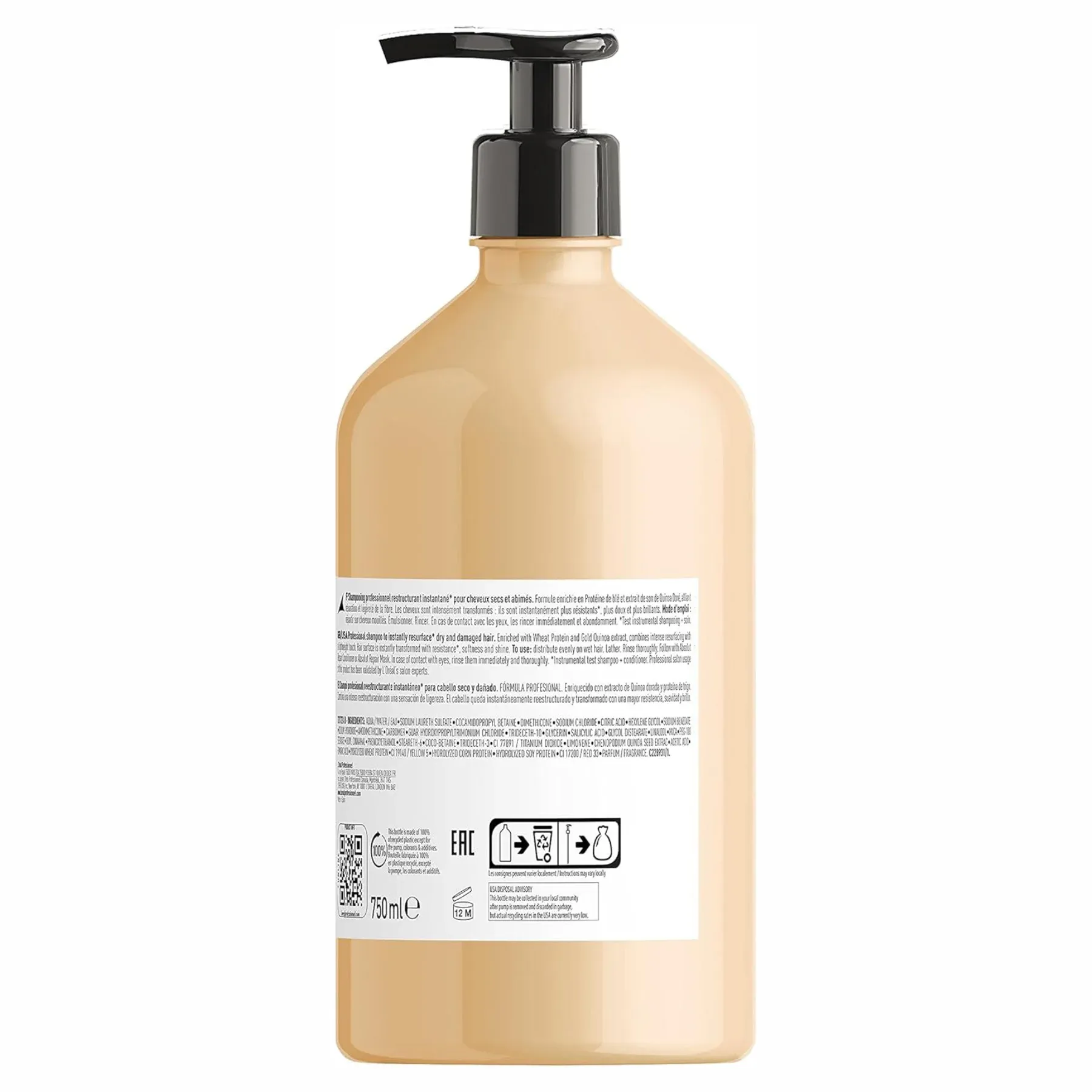 Shampoo L'Oreal Professionel Absolut Repair Gold 750ml -2-